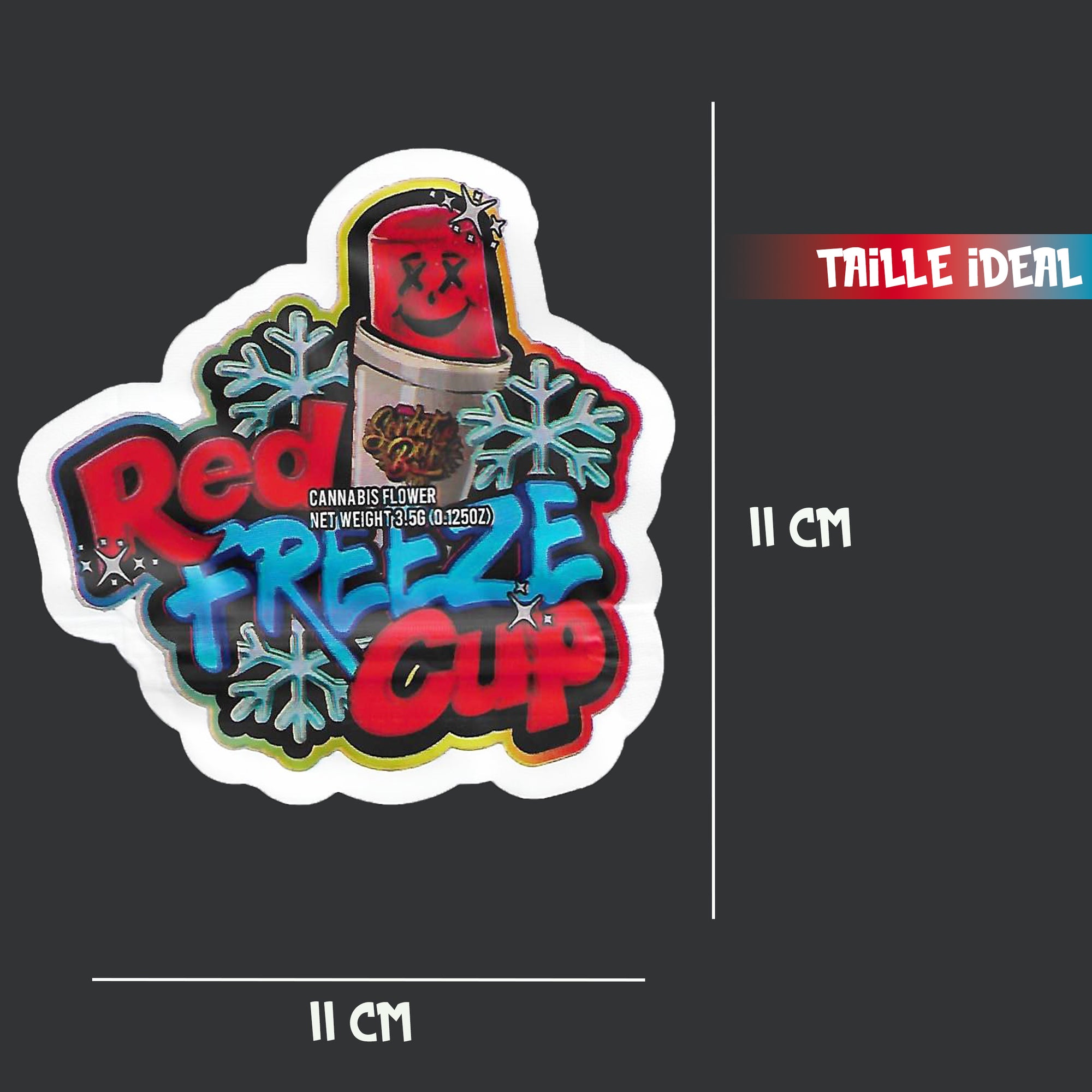 Pochon Weed Californien " Red Freeze Cup "
