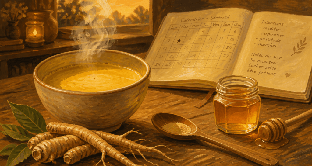 ashwagandha effet au bout de combien de temps boisson racines calendrier