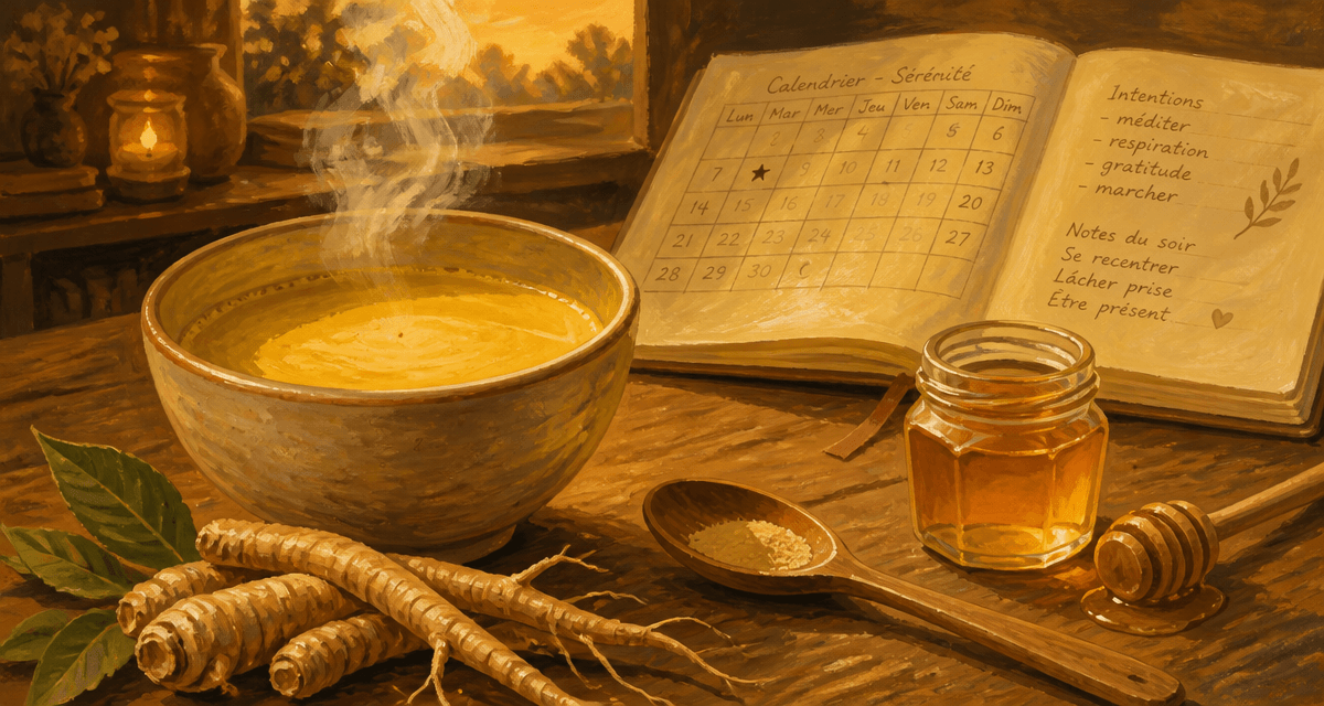 ashwagandha effet au bout de combien de temps boisson racines calendrier