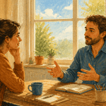 communication non violente exemples deux personnes dialoguent