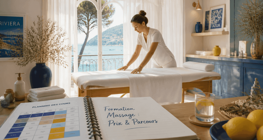formation massage prix carnet cours