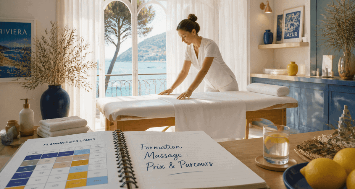 formation massage prix carnet cours