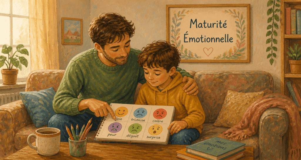 maturité émotionnelle adulte enfant gouache