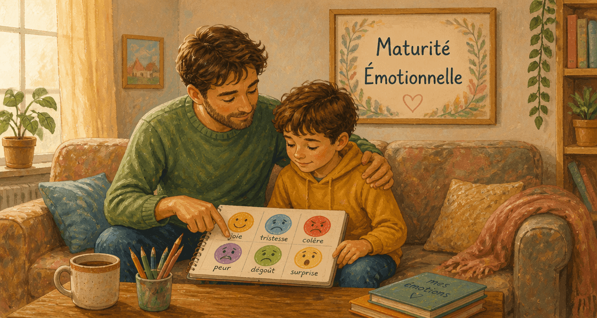maturité émotionnelle adulte enfant gouache