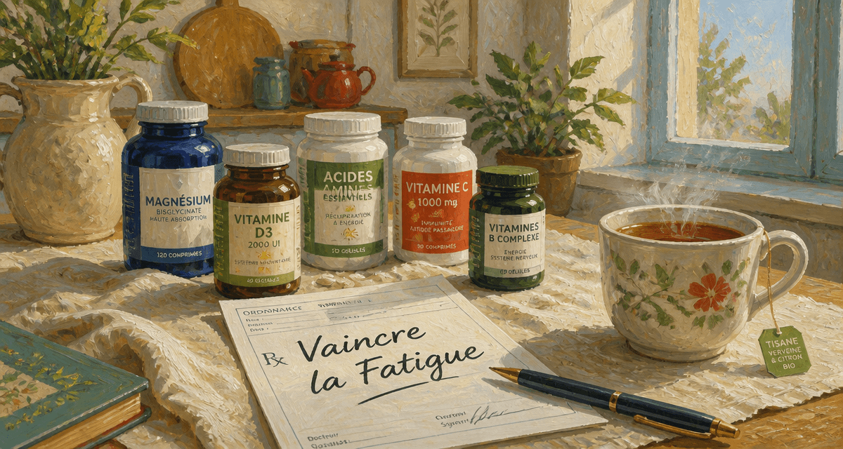 Medicaments contre la fatigue sur table