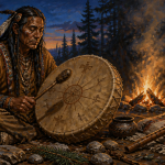 musique chamanique tambour chaman forêt
