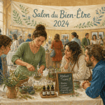 Salon du bien etre 2024 stands et visiteurs