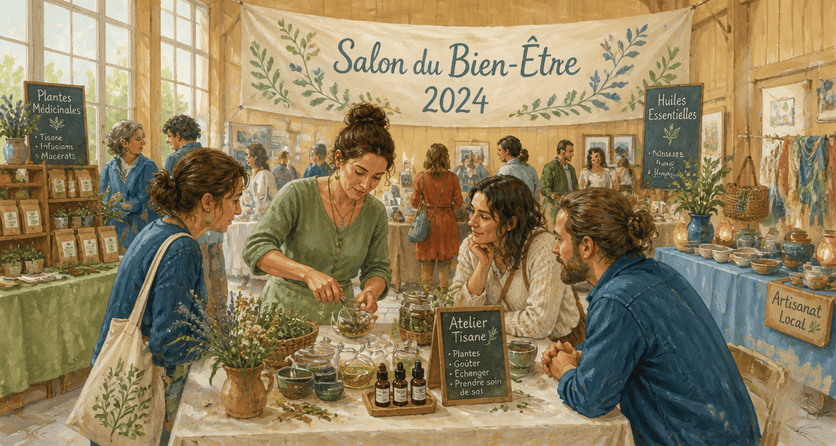 Salon du bien etre 2024 stands et visiteurs
