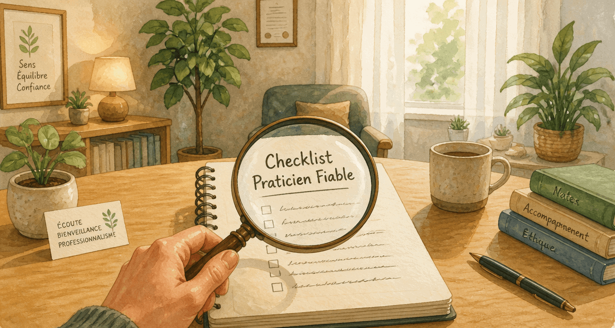 soin énergétique danger carnet checklist