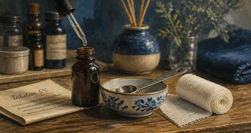 Comment utiliser une huile essentielle : dilutions et règles de sécurité