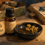 Huile essentielle hélichryse italienne bienfaits : 3 gouttes anti-bleus