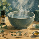 quelle huile essentielle pour déboucher le nez, bol inhalation huiles essentielles