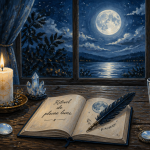 rituel pleine lune autel verre d'eau