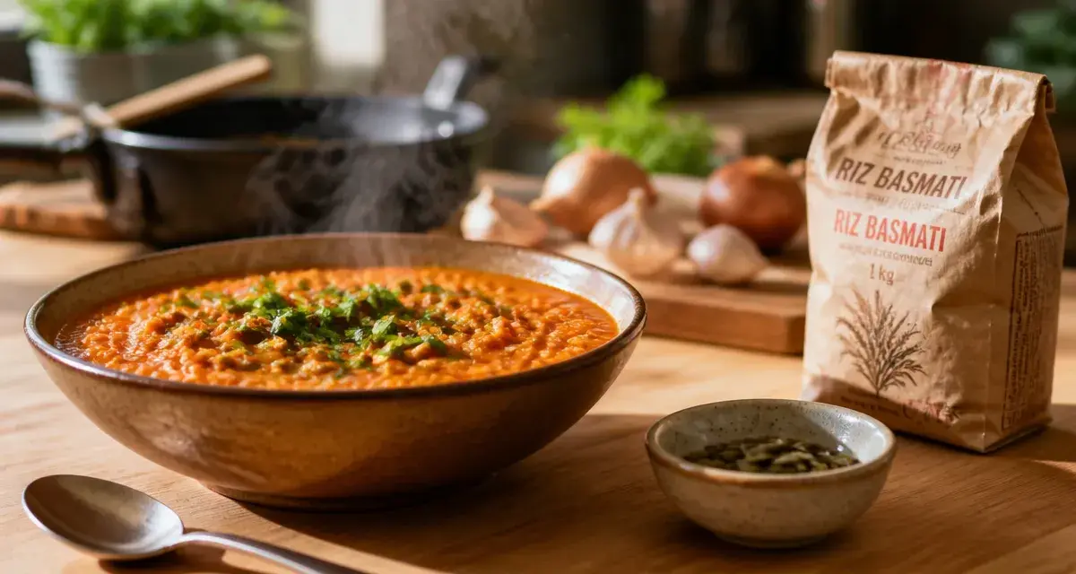 Sources de proteines vegetales : curry de lentilles corail
