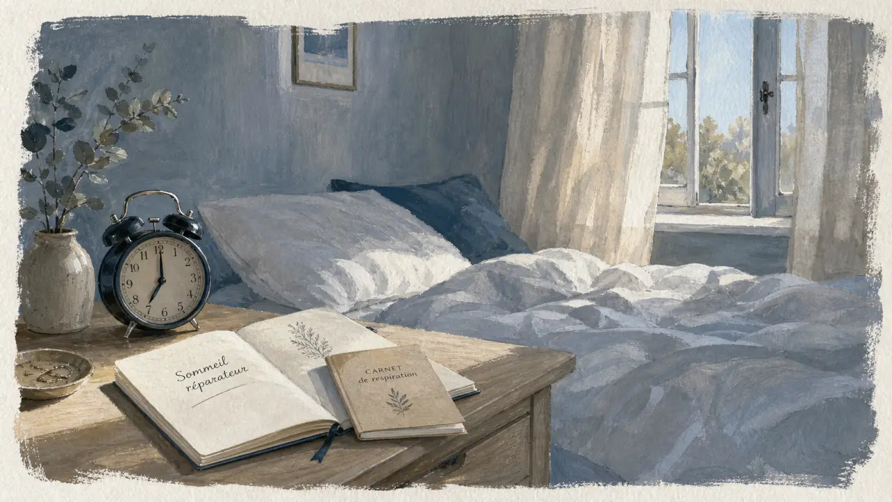 Avoir un sommeil réparateur : routine du soir, dîner léger, chambre apaisée