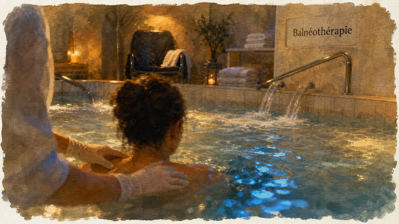 Balnéothérapie définition : bassin d’hydromassage et effets sur le corps