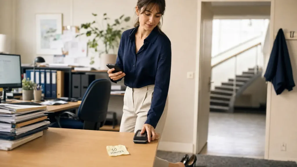 Bouger plus au quotidien : 10 minutes d’activité au bureau