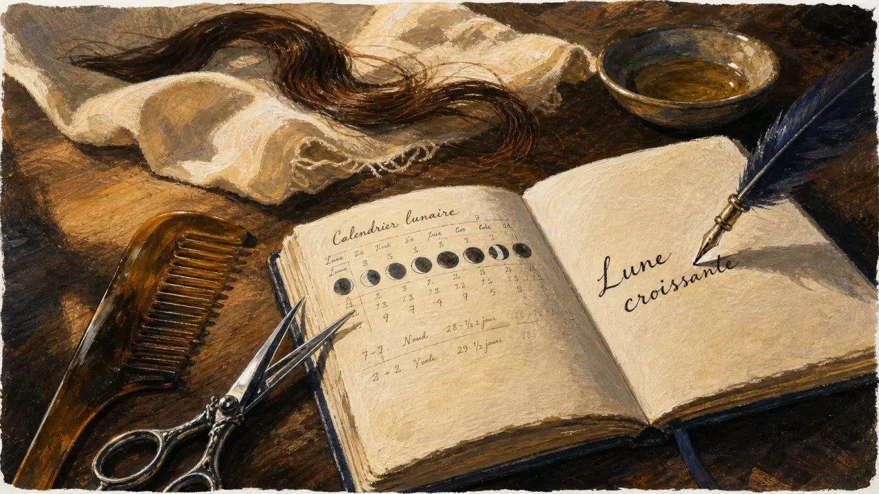 Cheveux et la lune : quand couper, soigner, laisser repousser