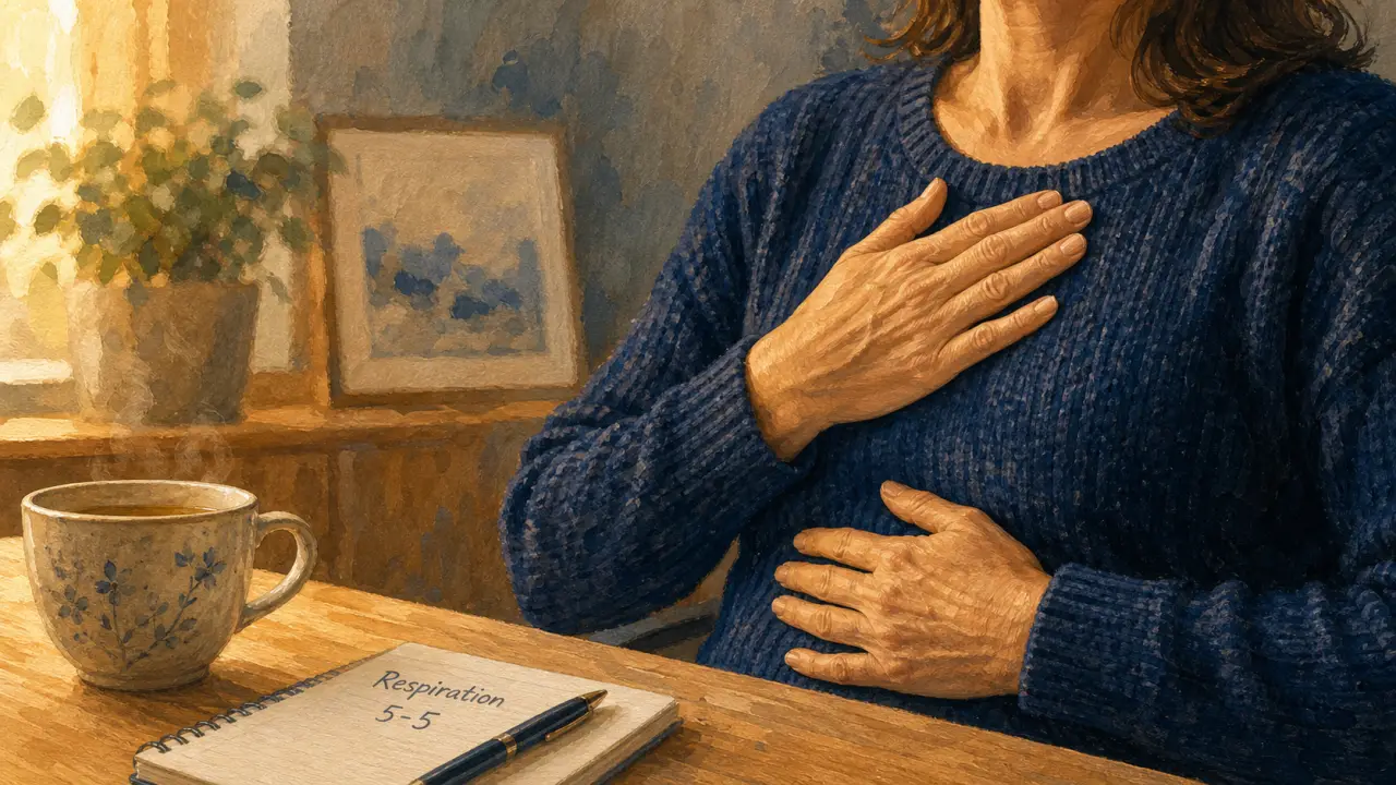 Exercices de respiration anti-stress : respiration 5-5 sur 5 minutes
