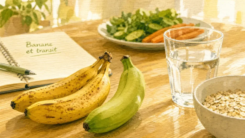 La banane constipe-t-elle ? Ce qui change entre banane verte, peu mûre et mûre
