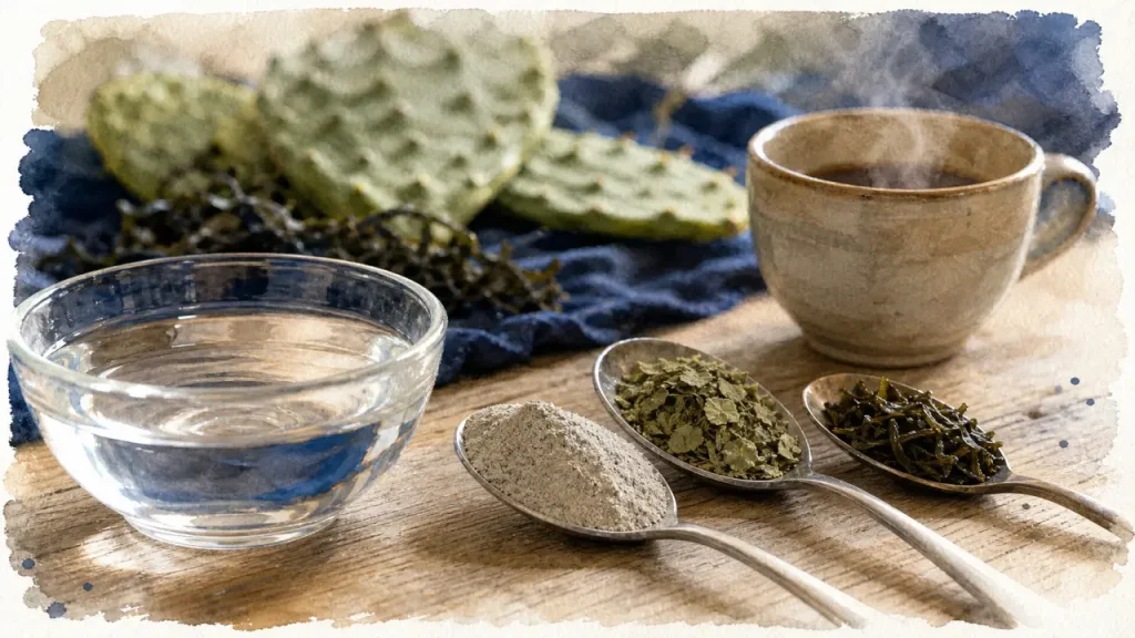 Plante coupe faim : konjac, nopal, fucus pour les fringales