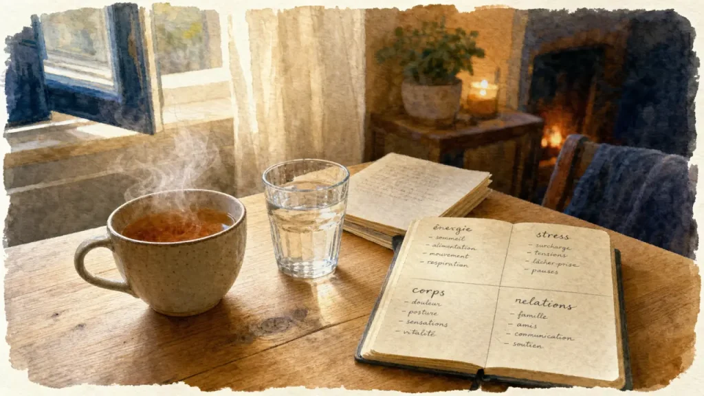 Prendre soin de soi simplement : tisane et respiration pour relâcher la tension en 5 à 10 minutes