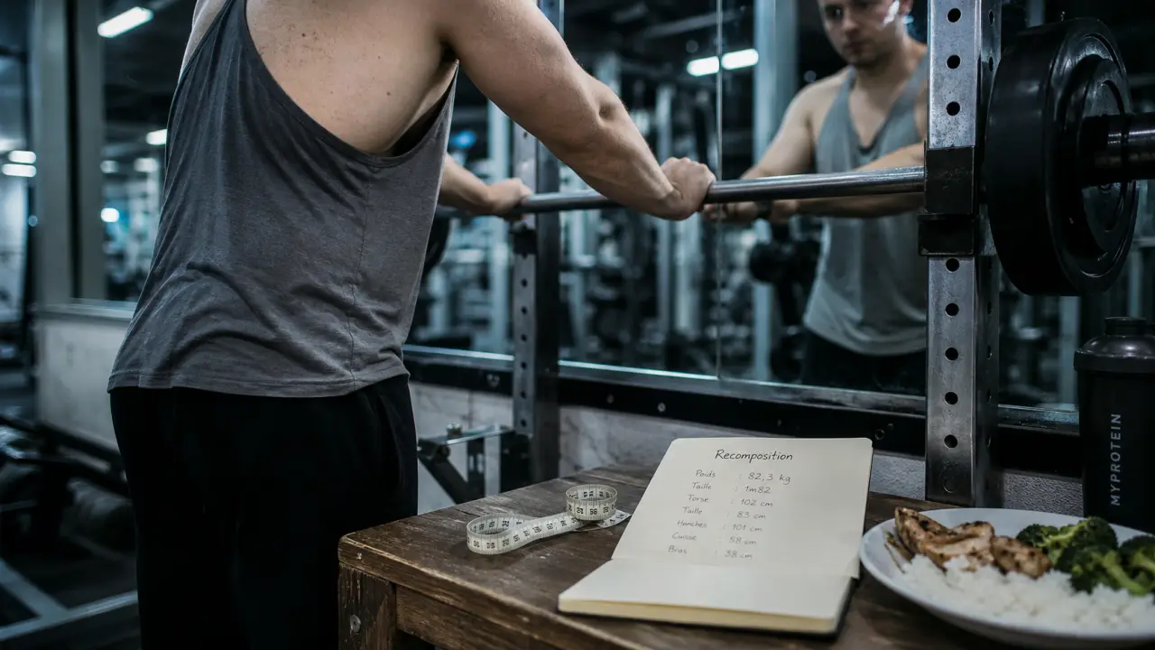 Recomposition corporelle : sport et mensurations en salle de musculation
