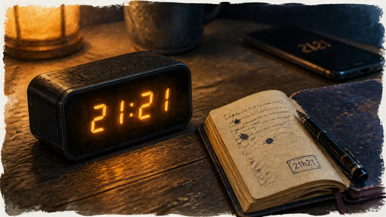 21h21 sophie energie : horloge 21h21, message de l’heure miroir