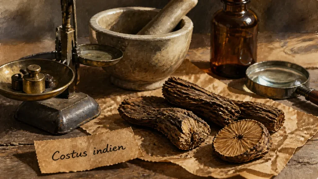Costus indien : racine médicinale, bienfaits digestifs et précautions à connaître