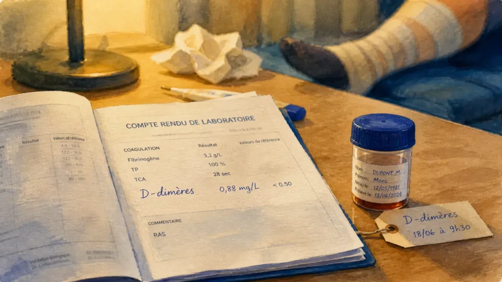 D-dimères élevés et inflammation : quand un résultat inquiète vraiment