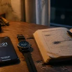 Heure miroir 21:21 sur une montre et un téléphone, fin de cycle et amour