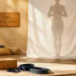 Les differents types de yoga : hatha, vinyasa, yin, iyengar, kundalini sur une natte