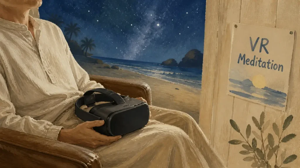 Méditation en VR : casque, respiration et applis pour décrocher sans se disperser
