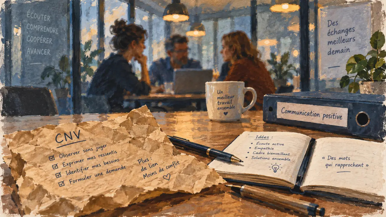 Comment réduire le stress au travail grâce à la communication positive : réunion et CNV