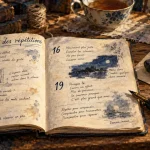Dettes karmiques : 4 nombres sur un carnet, comme pistes
