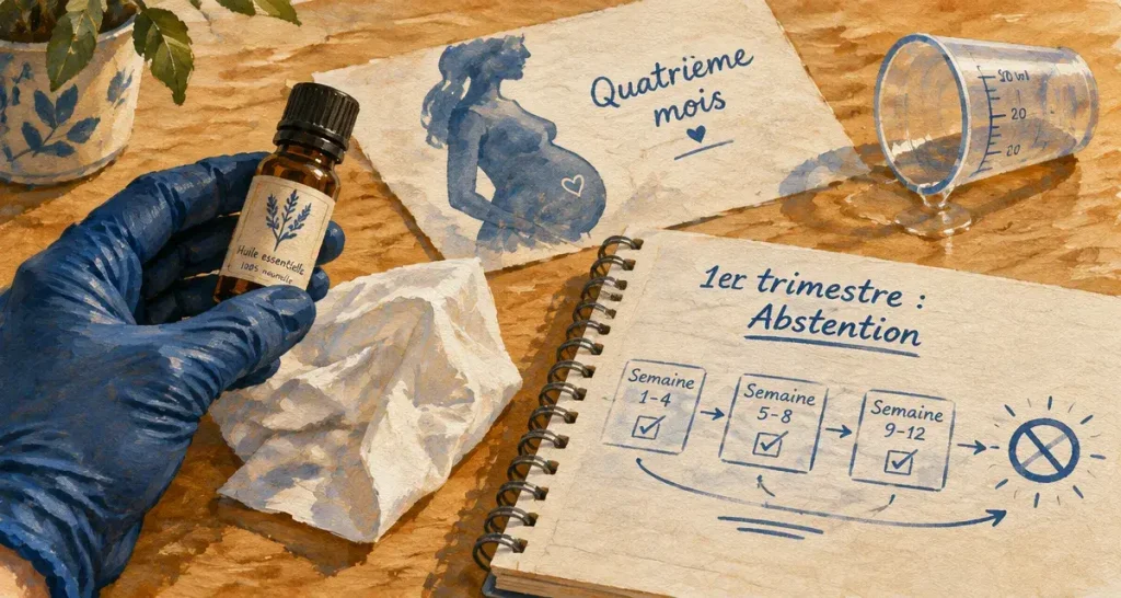Huiles essentielles et grossesse : naturelles ne veut pas dire sans risque